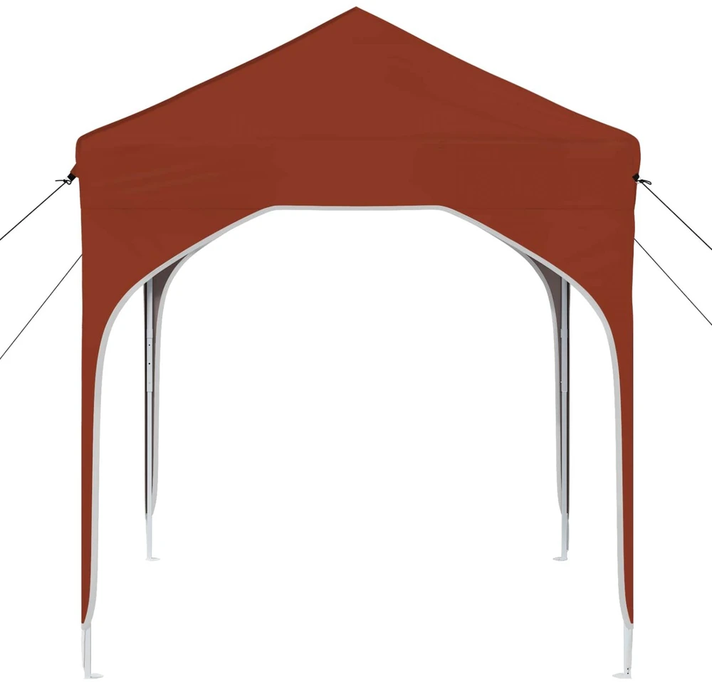 Pop-up šventinis palapinė 194 x 194 x 245 cm Terakotos