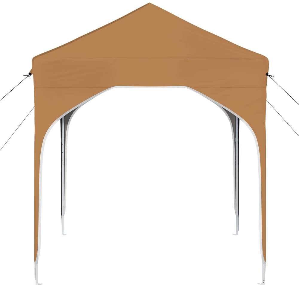 Pop-up šventinis palapinė 194 x 194 x 245 cm Smėlio