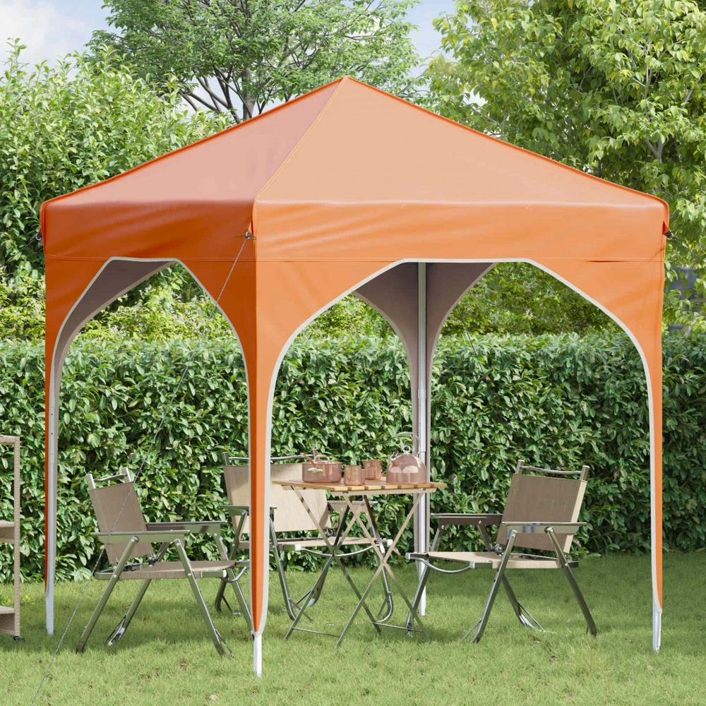 Pop-up šventinis palapinė 194 x 194 x 245 cm Oranžinė