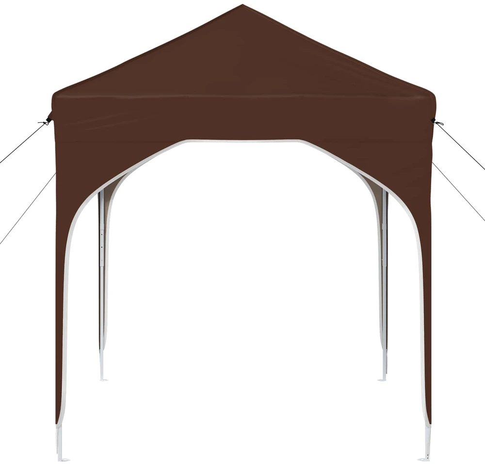 Pop-up šventinis palapinė 194 x 194 x 245 cm Ruda
