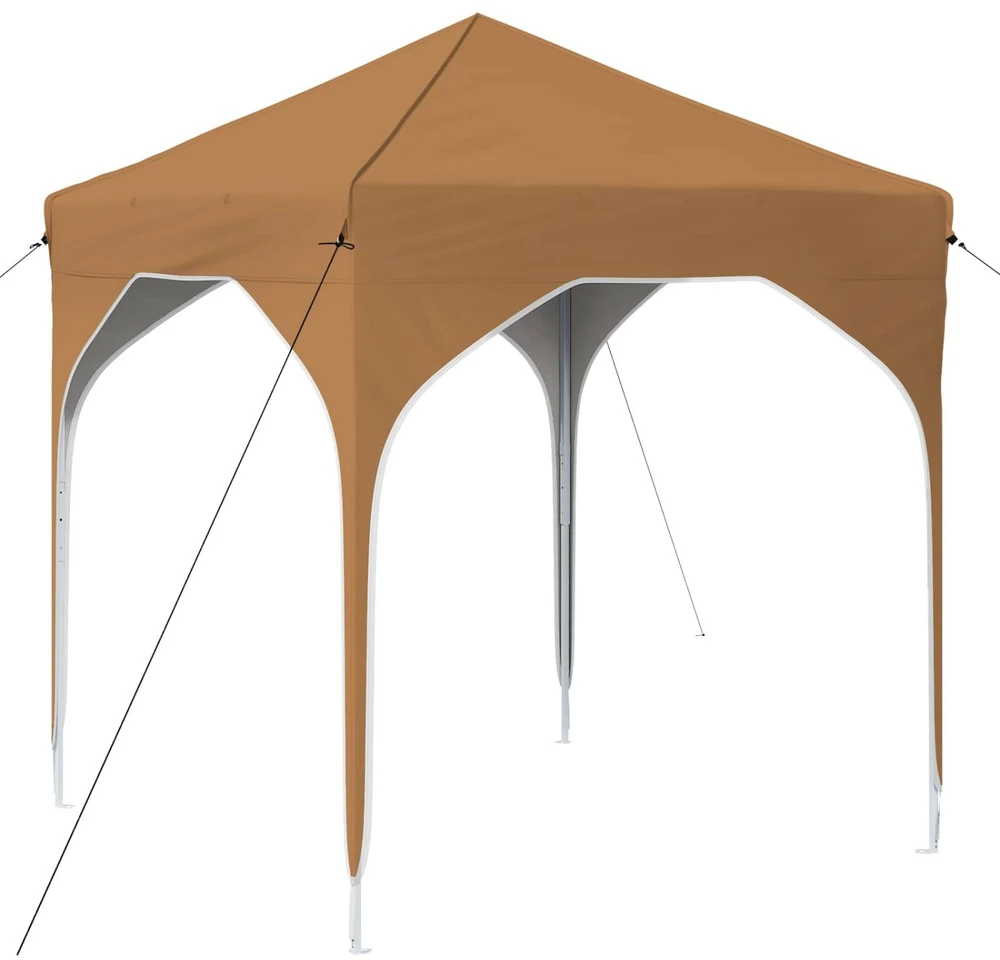 Pop-up šventinis palapinė 194 x 194 x 245 cm Smėlio