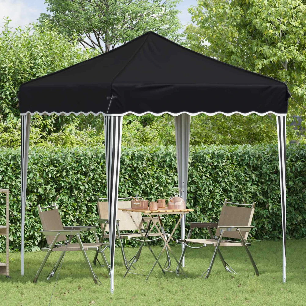 Pop-up šventinis palapinė 195 x 195 x 245 cm Antracito