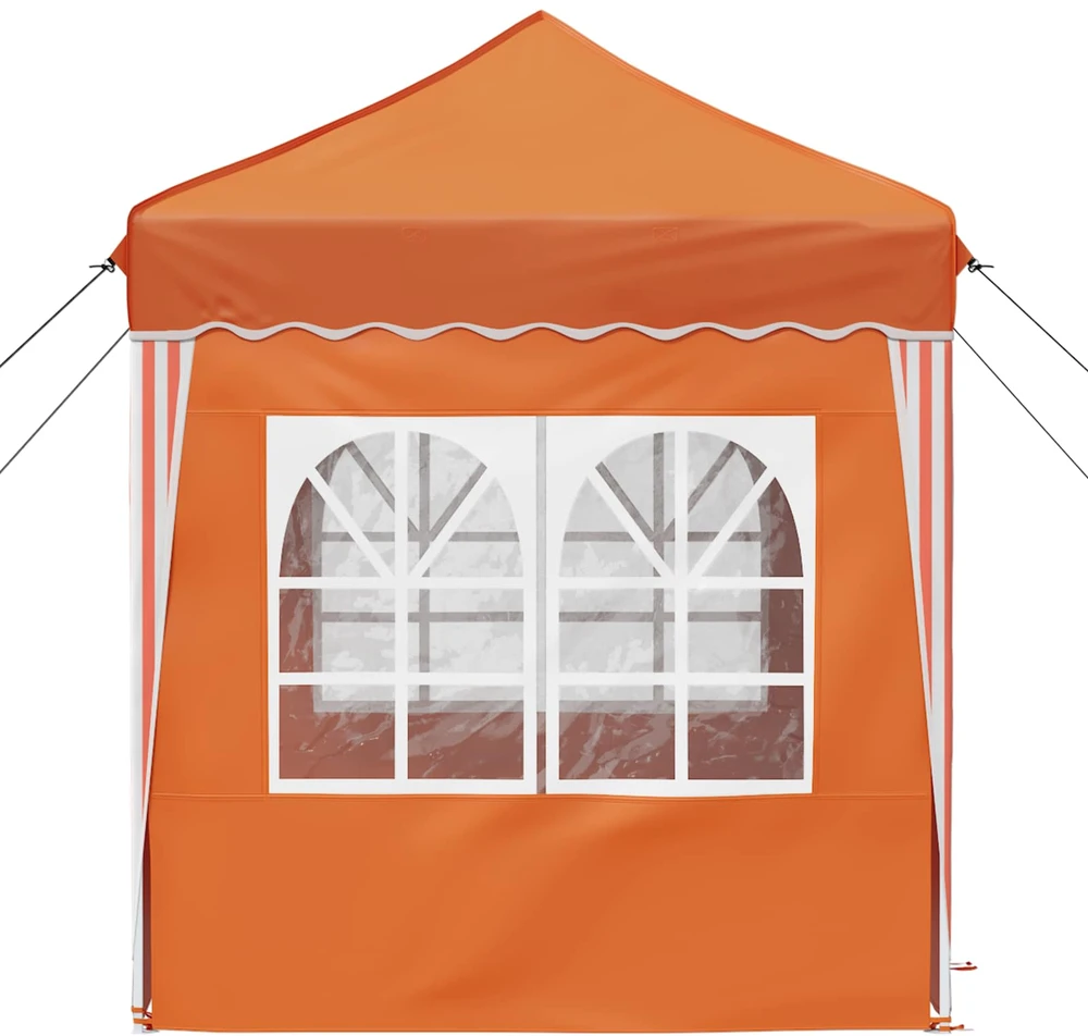 Pop-up šventinis palapinė 195 x 195 x 245 cm Oranžinė