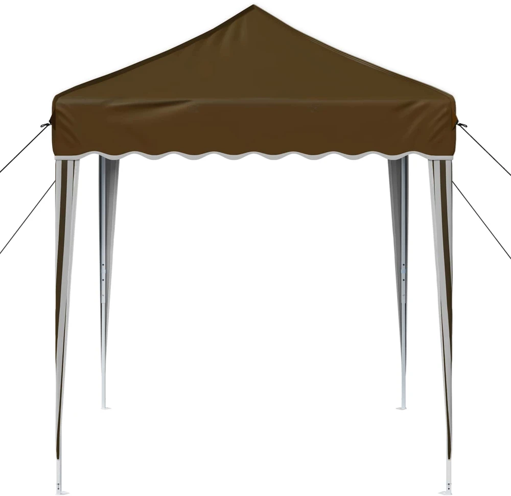 Pop-up šventinis palapinė 195 x 195 x 245 cm Taupe