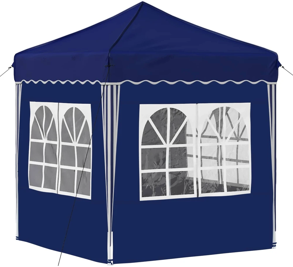 Pop-up šventinis palapinė 195 x 195 x 245 cm Mėlyna