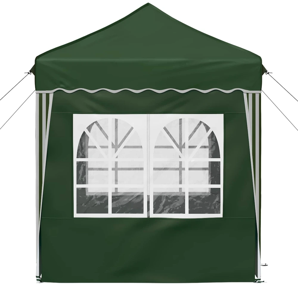 Pop-up šventinis palapinė 195 x 195 x 245 cm Žalia