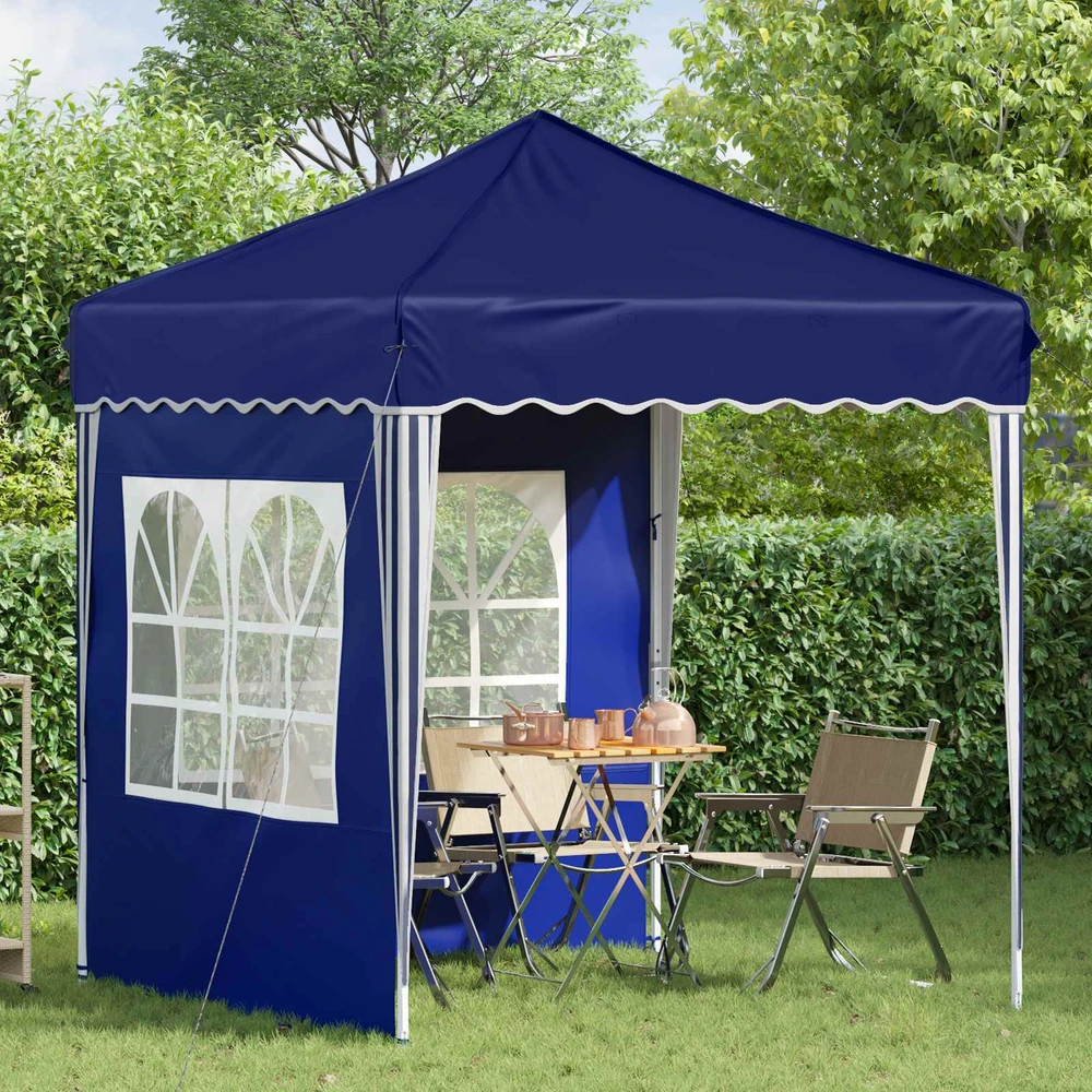 Pop-up šventinis palapinė 195 x 195 x 245 cm Mėlyna