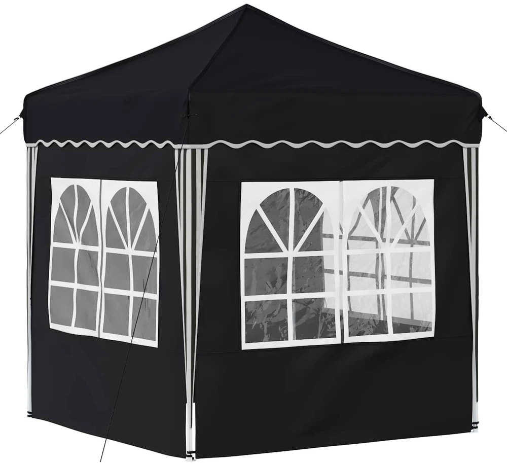 Pop-up šventinis palapinė 195 x 195 x 245 cm Antracito