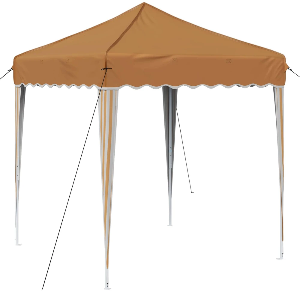 Pop-up šventinis palapinė 195 x 195 x 245 cm Smėlio