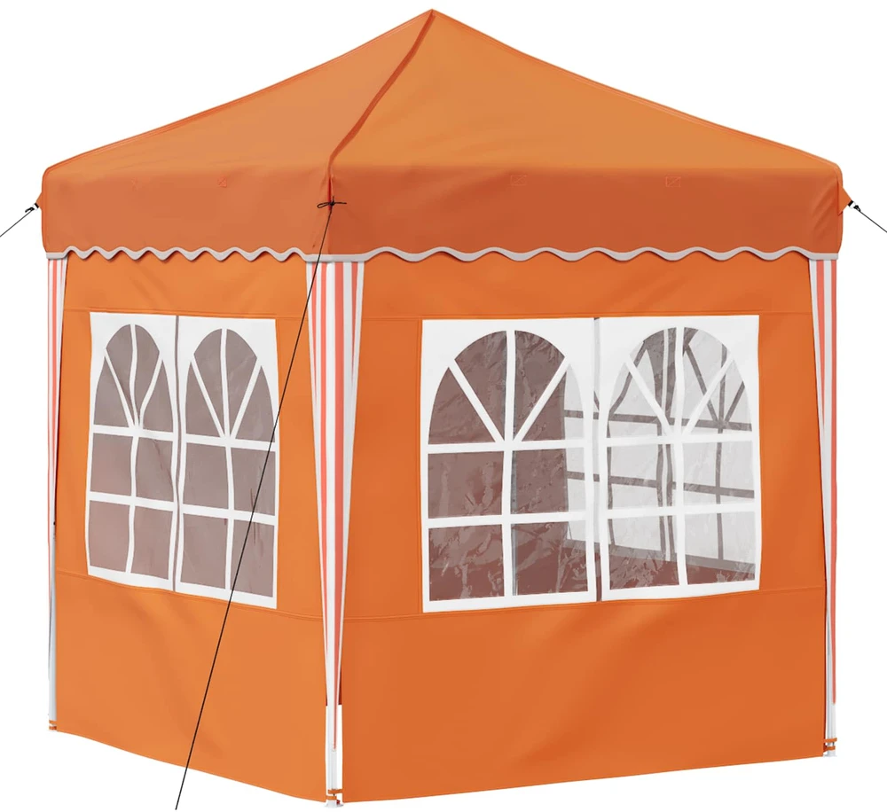 Pop-up šventinis palapinė 195 x 195 x 245 cm Oranžinė
