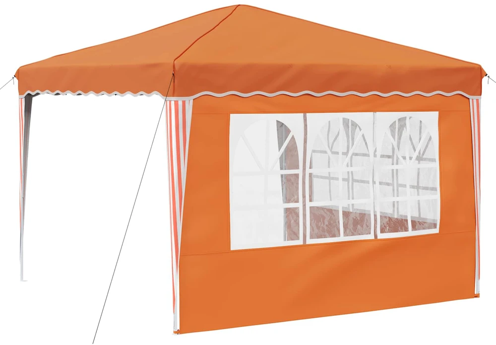 Pop-up šventinis palapinė 288 x 288 x 245 cm Oranžinė
