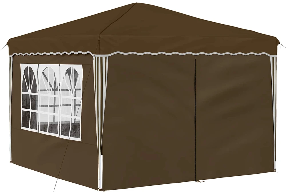 Pop-up šventinis palapinė 288 x 288 x 245 cm Taupe