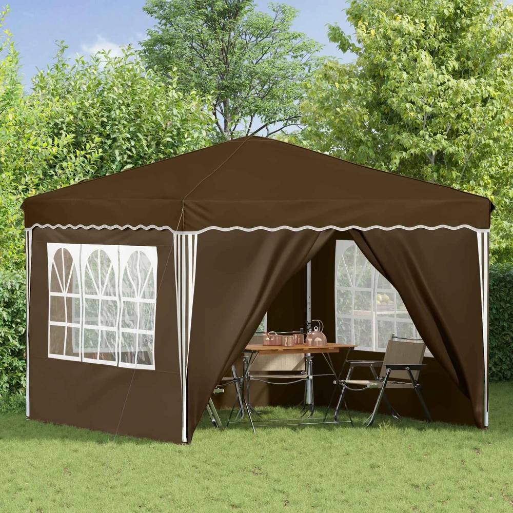 Pop-up šventinis palapinė 288 x 288 x 245 cm Taupe