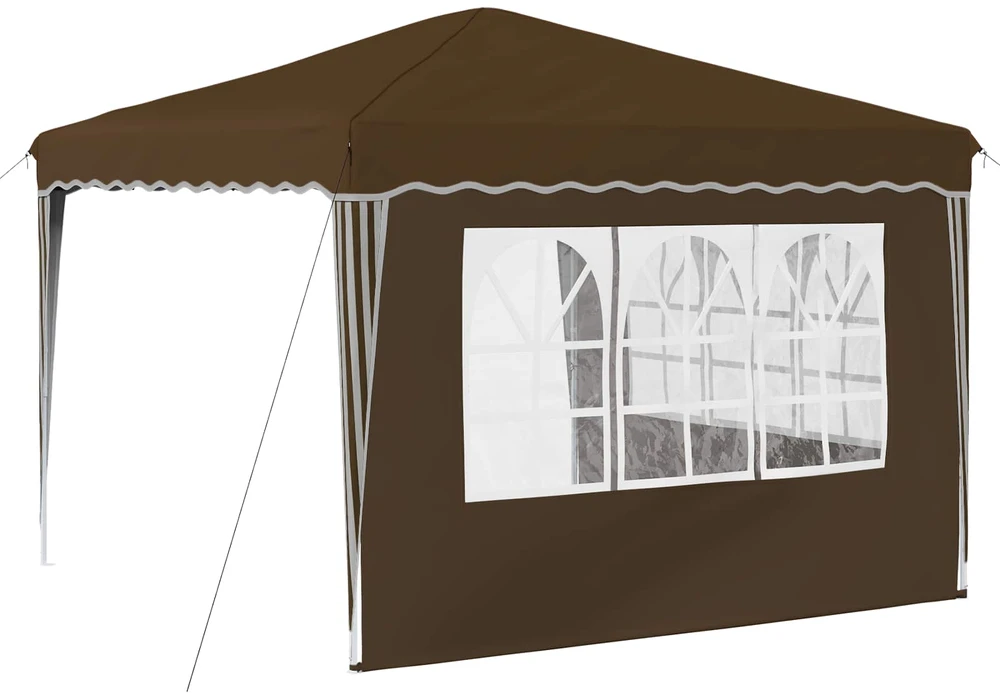 Pop-up šventinis palapinė 288 x 288 x 245 cm Taupe