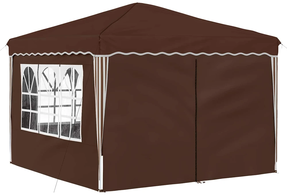 Pop-up šventinis palapinė 288 x 288 x 245 cm Ruda