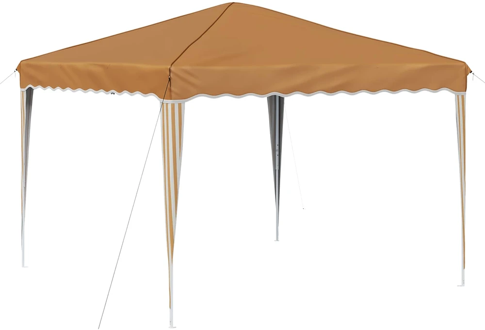 Pop-up šventinis palapinė 288 x 288 x 245 cm Smėlio