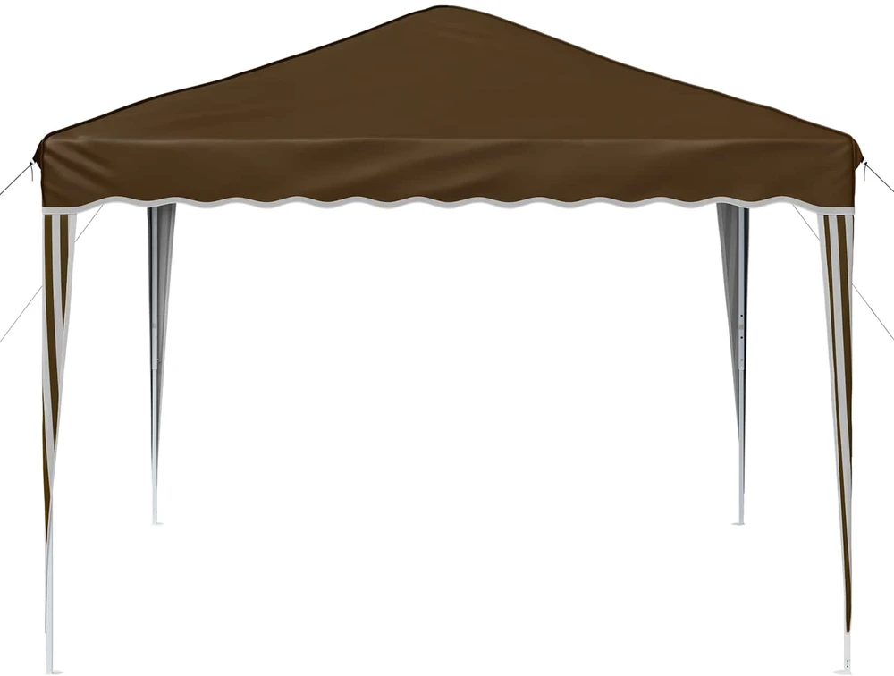 Pop-up šventinis palapinė 288 x 288 x 245 cm Taupe