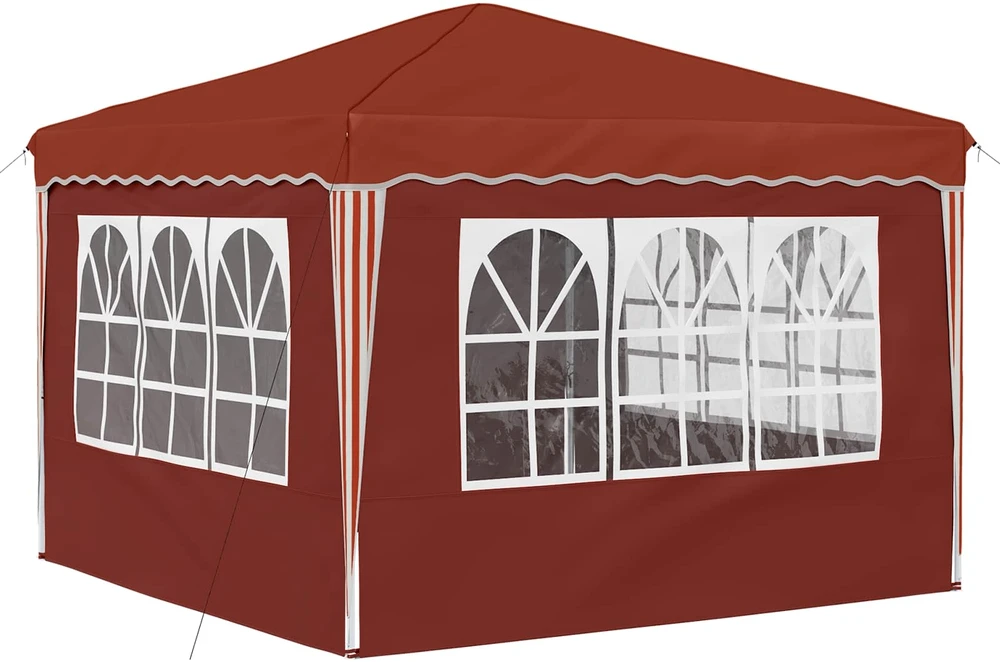 Pop-up šventinis palapinė 288 x 288 x 245 cm Terakotos
