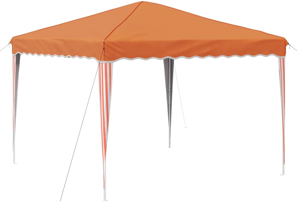 Pop-up šventinis palapinė 288 x 288 x 245 cm Oranžinė