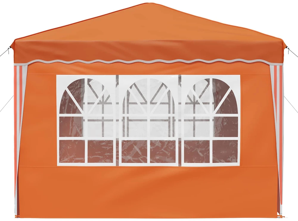 Pop-up šventinis palapinė 288 x 288 x 245 cm Oranžinė