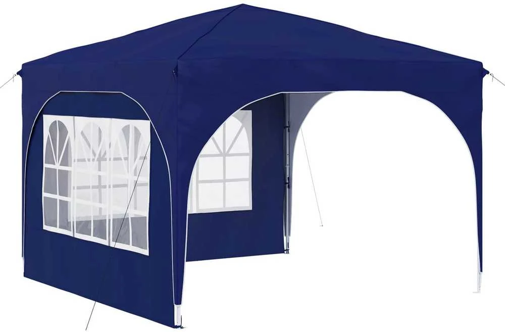 Pop-up šventinis palapinė 290 x 290 x 245 cm Mėlyna