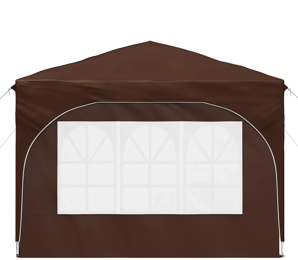 Pop-up šventinis palapinė 290 x 290 x 245 cm Ruda