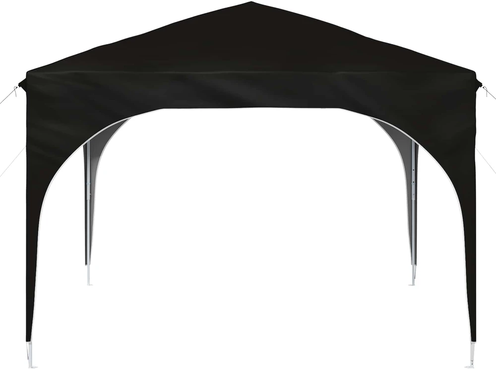 Pop-up šventinis palapinė 290 x 290 x 245 cm Juoda