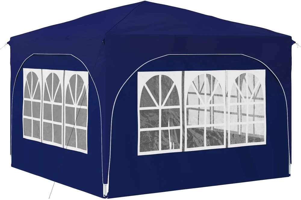 Pop-up šventinis palapinė 290 x 290 x 245 cm Mėlyna