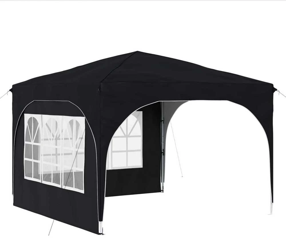 Pop-up šventinis palapinė 290 x 290 x 245 cm Antracitas