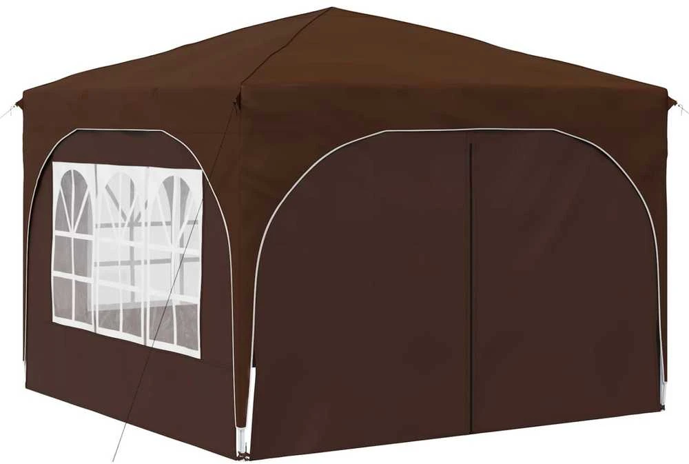 Pop-up šventinis palapinė 290 x 290 x 245 cm Ruda