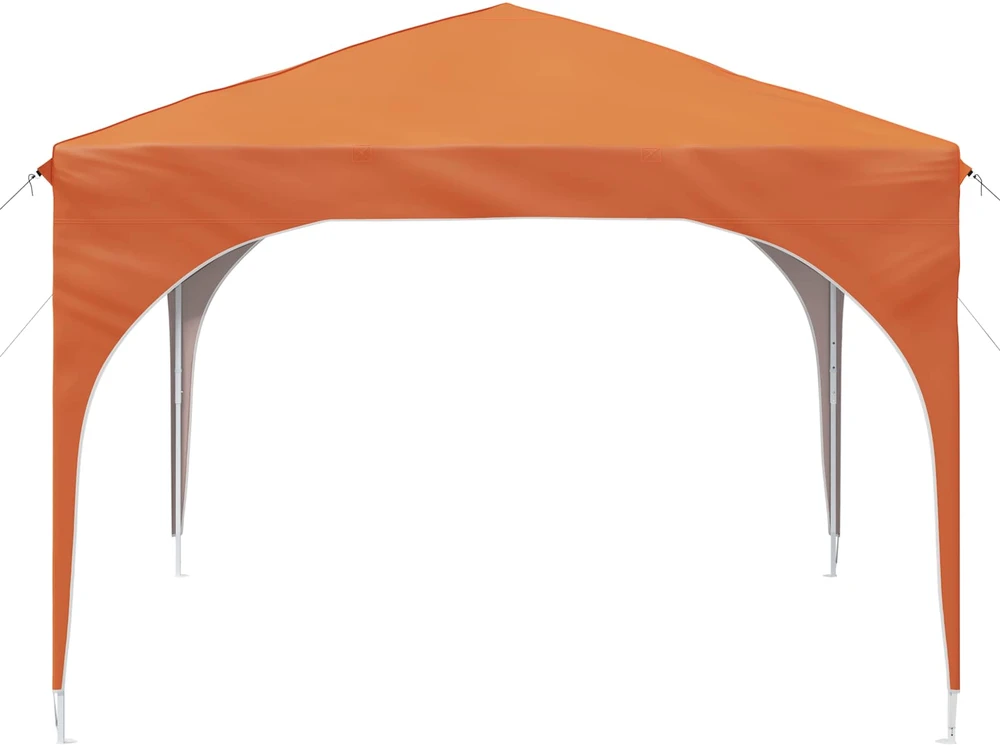 Pop-up šventinis palapinė 290 x 290 x 245 cm Oranžinė