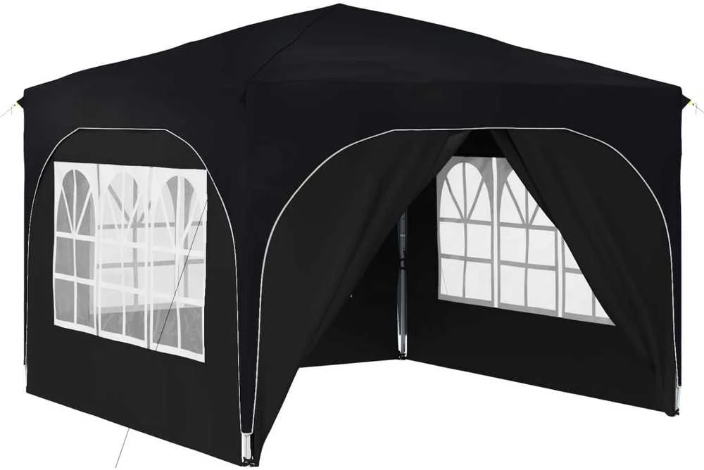 Pop-up šventinis palapinė 290 x 290 x 245 cm Antracitas