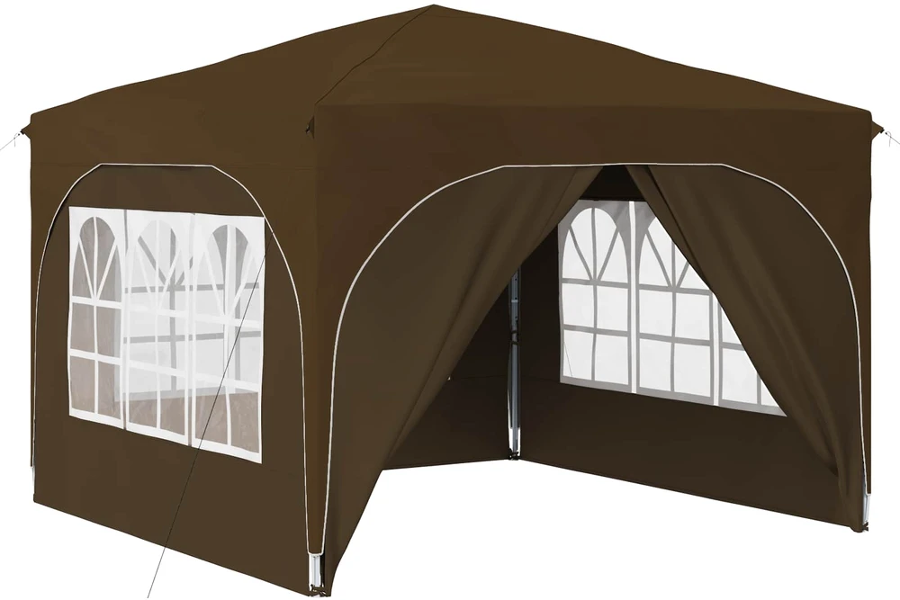 Pop-up šventinis palapinė 290 x 290 x 245 cm Taupe