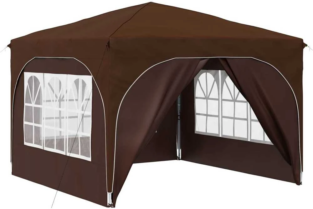 Pop-up šventinis palapinė 290 x 290 x 245 cm Ruda