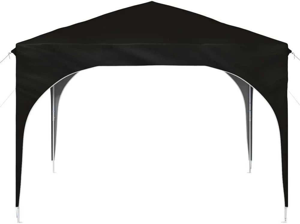 Pop-up šventinis palapinė 290 x 290 x 245 cm Juoda