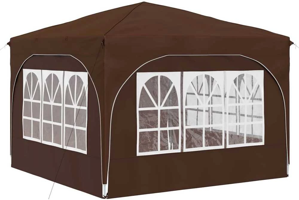 Pop-up šventinis palapinė 290 x 290 x 245 cm Ruda