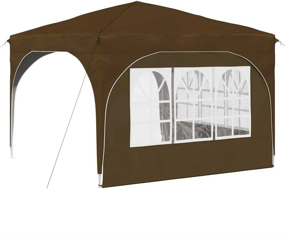 Pop-up šventinis palapinė 290 x 290 x 245 cm Taupe