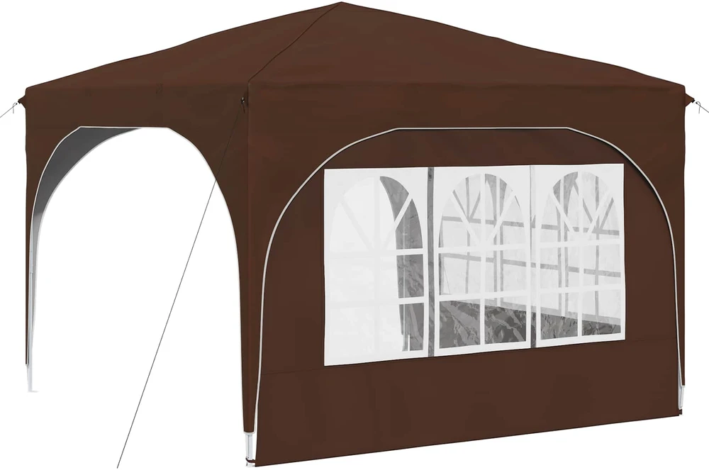 Pop-up šventinis palapinė 290 x 290 x 245 cm Ruda