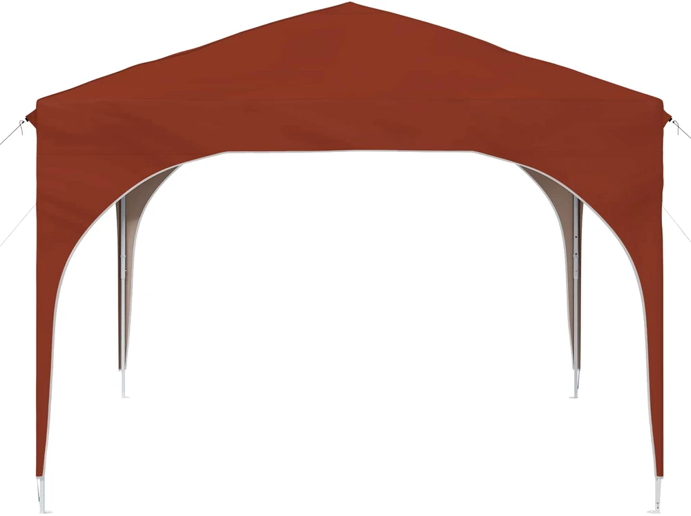 Pop-up šventinis palapinė 290 x 290 x 245 cm Terakotos
