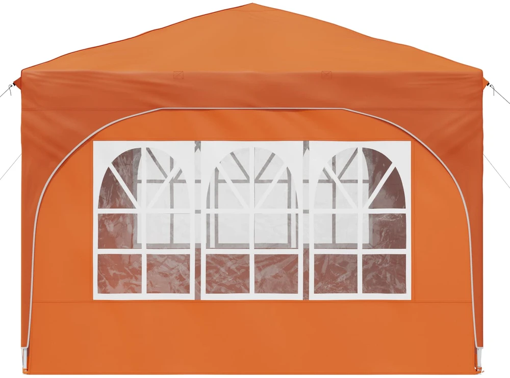 Pop-up šventinis palapinė 290 x 290 x 245 cm Oranžinė