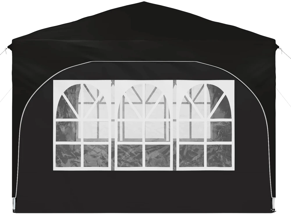 Pop-up šventinis palapinė 290 x 290 x 245 cm Juoda