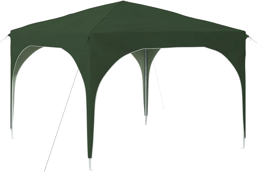 Pop-up šventinis palapinė 290 x 290 x 245 cm Žalia
