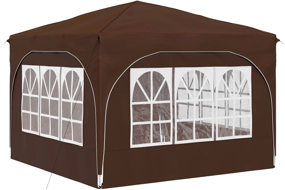 Pop-up šventinis palapinė 290 x 290 x 245 cm Ruda