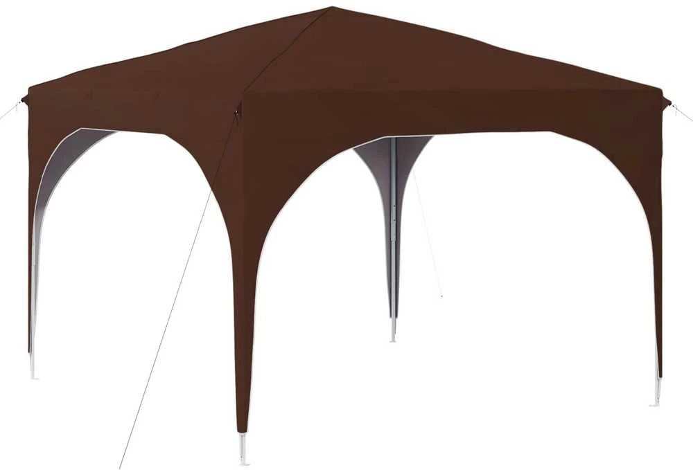 Pop-up šventinis palapinė 290 x 290 x 245 cm Ruda