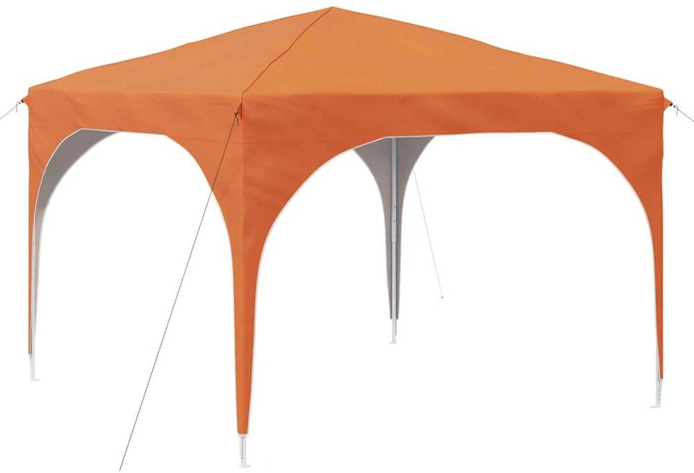 Pop-up šventinis palapinė 290 x 290 x 245 cm Oranžinė