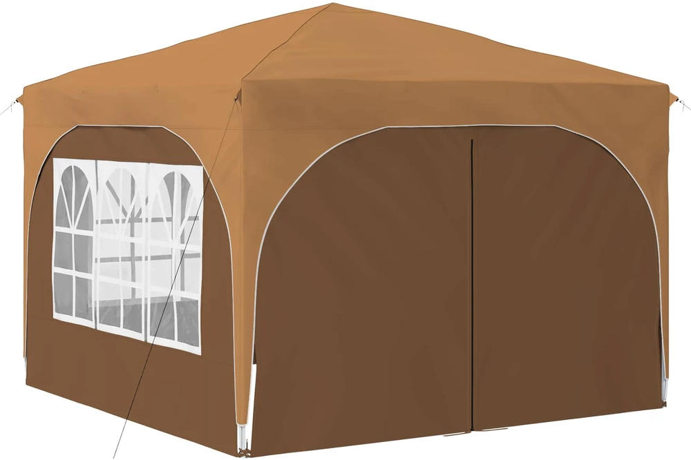 Pop-up šventinis palapinė 290 x 290 x 245 cm Smėlio