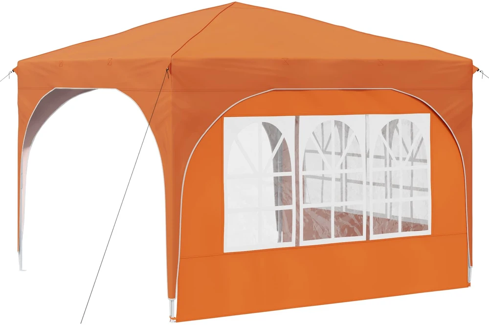 Pop-up šventinis palapinė 290 x 290 x 245 cm Oranžinė