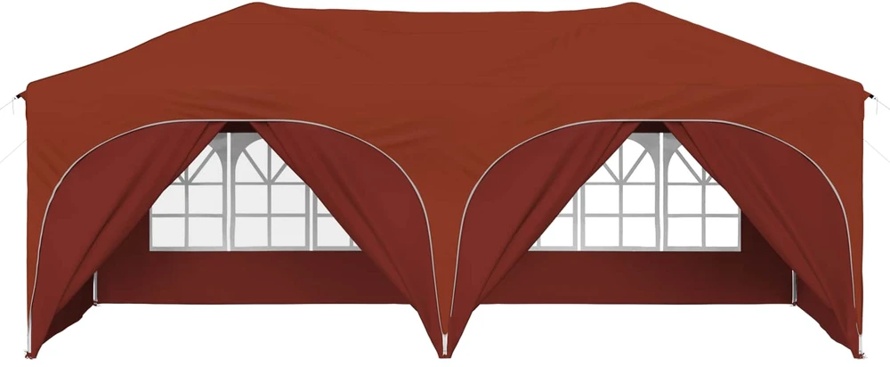 Pop-up šventinis palapinė 575 x 288 x 245 cm Terakotos