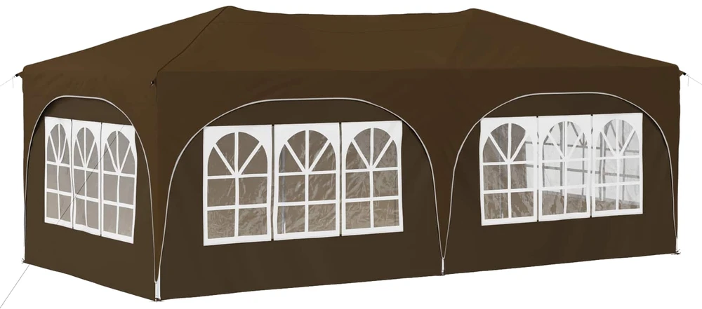 Pop-up šventinis palapinė 575 x 288 x 245 cm Taupe