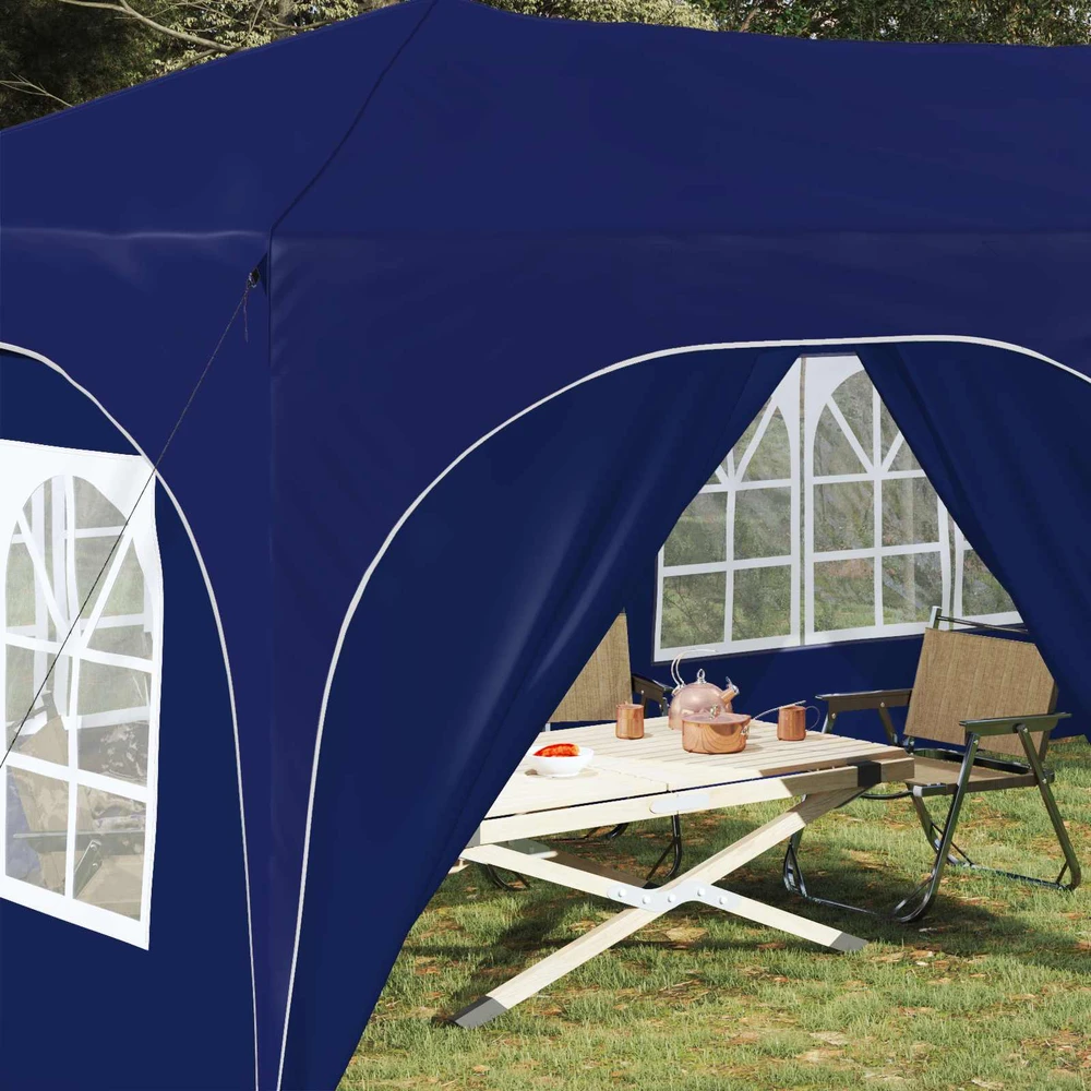 Pop-up šventinis palapinė 575 x 288 x 245 cm Mėlyna